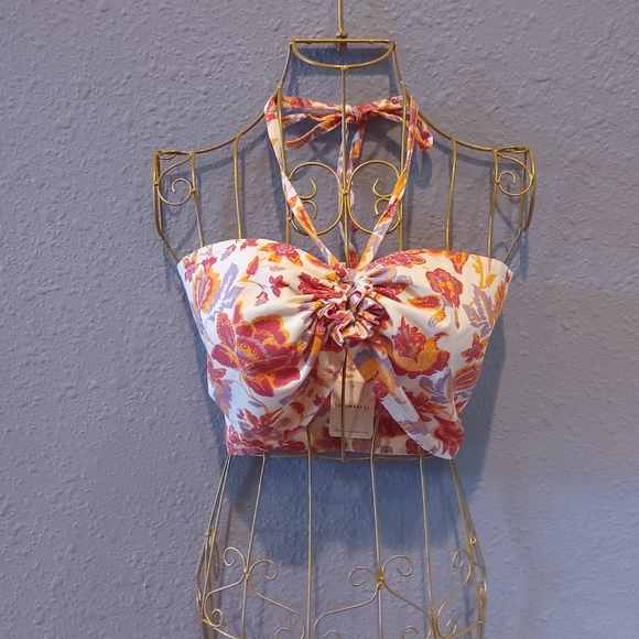 FREE PEOPLE Summer of Love Boho Convertible Bandeau Top NWT - Picture 14 of 16
